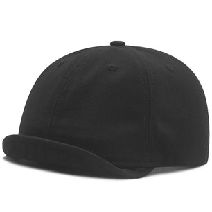 Men's Wool Adjustable Strap Casual Wear Solid Baseball Caps