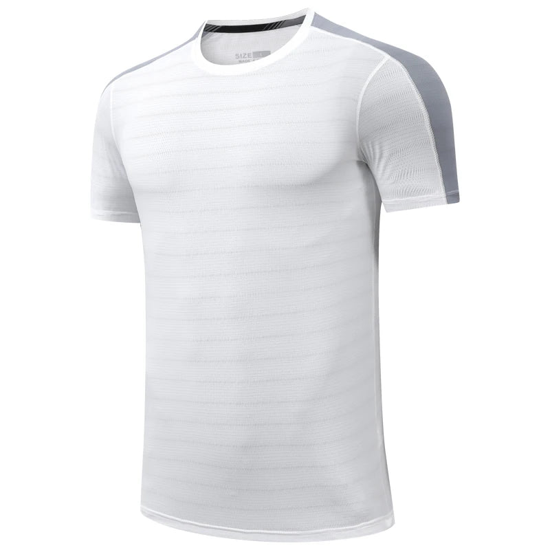 Men's Microfiber Short Sleeve Pullover Closure Sportswear T-Shirt