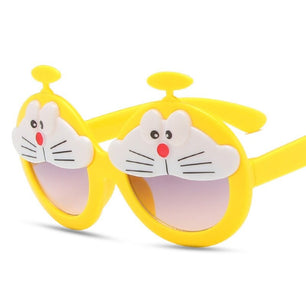 Kid's Resin Frame UV400 Protection Cartoon Pattern Sunglasses