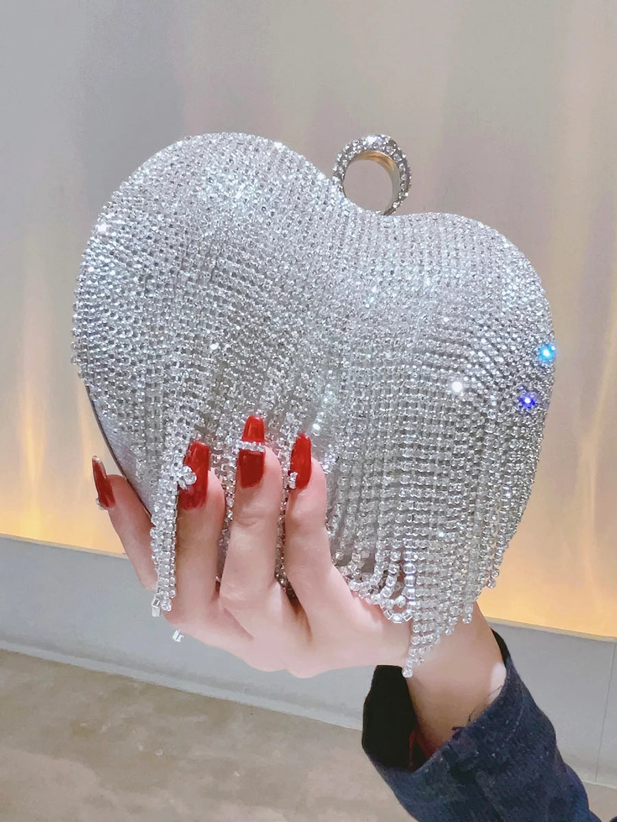 Women's Plastic Sequined Pattern Classic Luxury Wedding Clutch