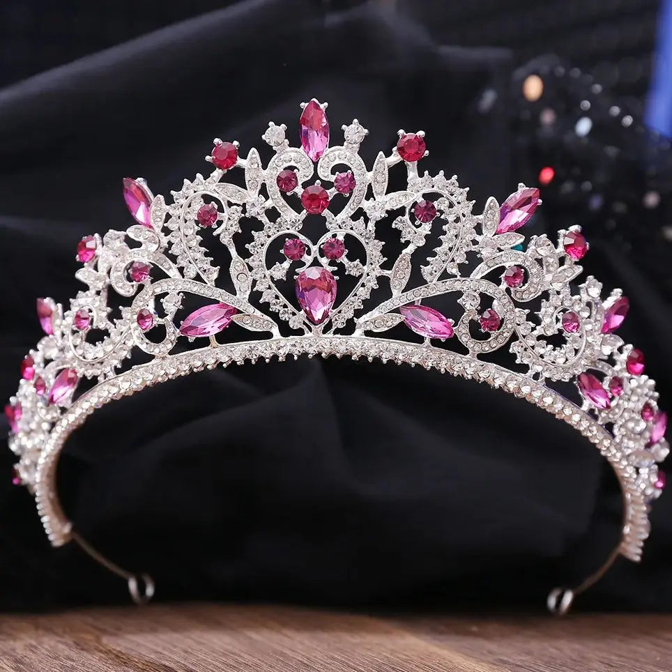 Women's Zinc Alloy Water Drop Pattern Tiaras Bridal Classic Crown