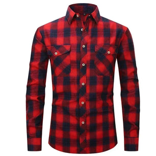 Men's Cotton Turndown Collar Full Sleeves Casual Wear Shirts