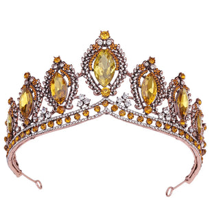 Women's Zinc Alloy Plant Pattern Tiaras Bridal Classic Crown