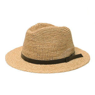 Men's Raffia Solid Pattern Sun Protection Casual Wear Hats