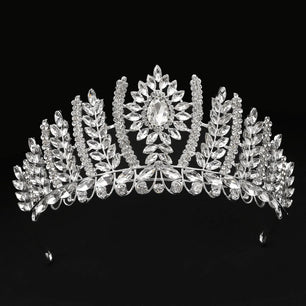 Women's Crystal Zinc Alloy Geometric Pattern Bridal Wedding Crown