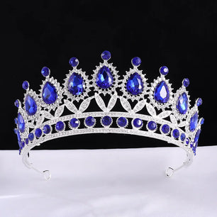 Women's Zinc Alloy Water Drop Pattern Tiaras Bridal Classic Crown