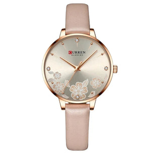 Women's Stainless Steel Round Shaped Waterproof Luxury Watch