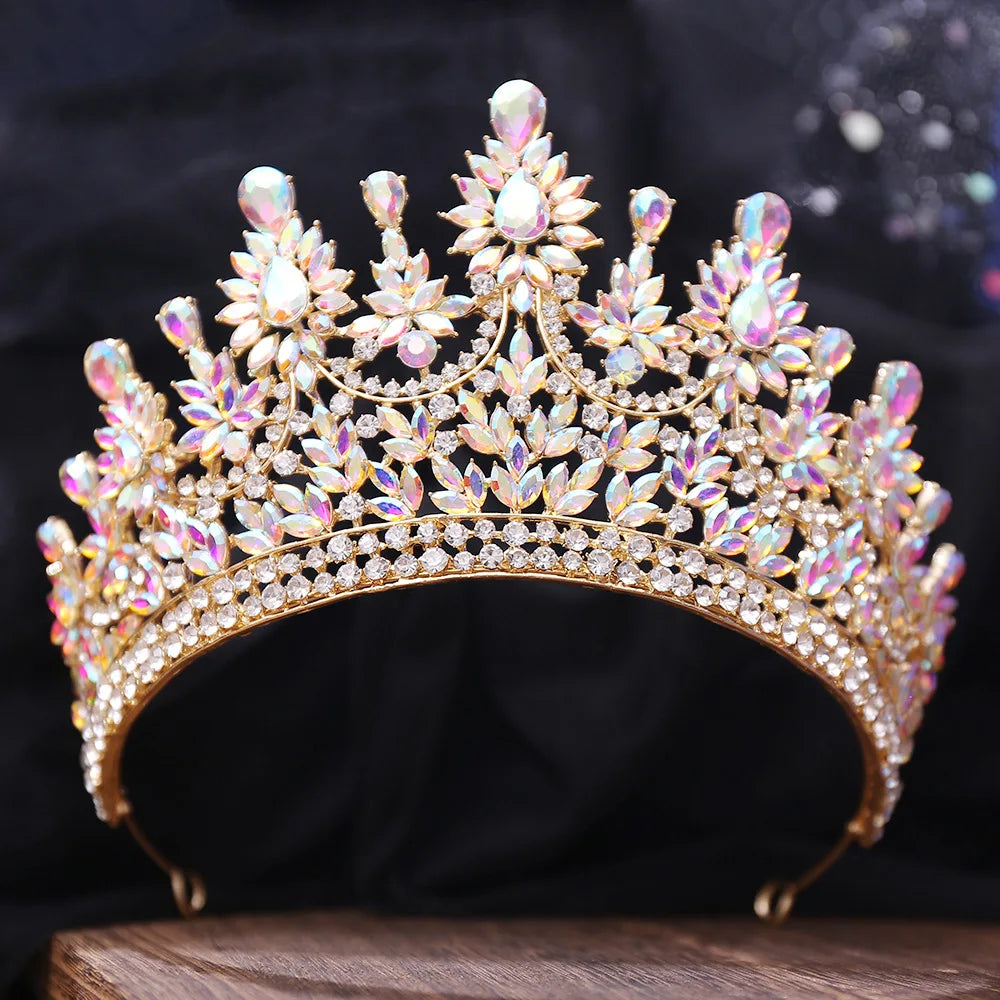 Women's Crystal Zinc Alloy Geometric Pattern Bridal Wedding Crown