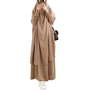 Women's Arabian Polyester Full Sleeve Solid Pattern Casual Abaya