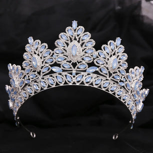 Women's Zinc Alloy Water Drop Pattern Tiaras Bridal Classic Crown