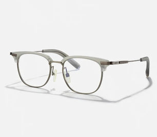 Men's Acetate Frame Full-Rim Square Shaped Prescription Glasses