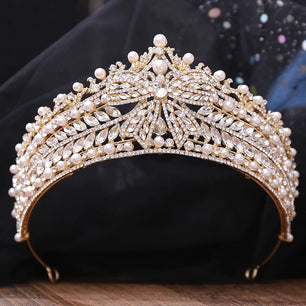 Women's Zinc Alloy Geometric Pattern Tiaras Bridal Wedding Crown