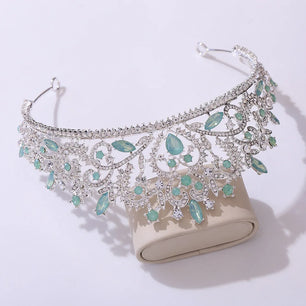 Women's Zinc Alloy Plant Pattern Tiaras Bridal Classic Crown