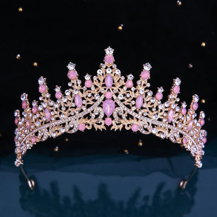 Women's Zinc Alloy Plant Pattern Tiaras Bridal Classic Crown