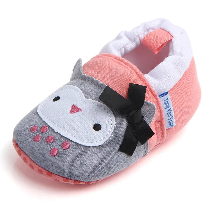 Baby's Cotton Round Toe Quick-Dry Cartoon Pattern Casual Shoes