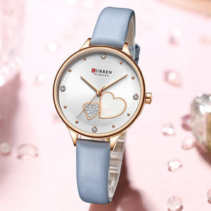 Women's Stainless Steel Round Shaped Waterproof Luxury Watch