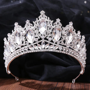 Women's Zinc Alloy Plant Pattern Tiaras Bridal Classic Crown