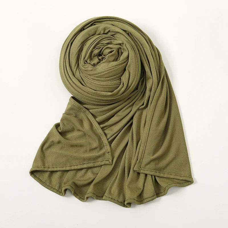 Women's Polyester Head Wrap Quick-Dry Solid Pattern Scarves