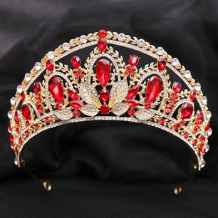 Women's Zinc Alloy Water Drop Pattern Tiaras Bridal Wedding Crown