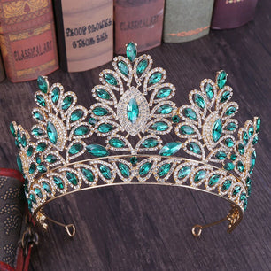 Women's Zinc Alloy Water Drop Pattern Tiaras Bridal Classic Crown