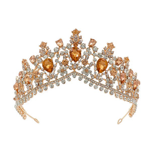 Women's Zinc Alloy Plant Pattern Tiaras Bridal Classic Crown