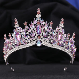 Women's Zinc Alloy Plant Pattern Tiaras Bridal Classic Crown