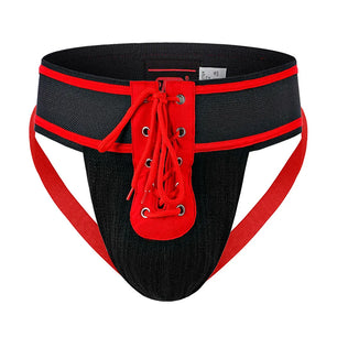 Men's Cotton Drawstring Closure Breathable Underpants Brief