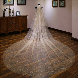 Women's Polyester Cut Edge One-Layer Trendy Bridal Wedding Veils