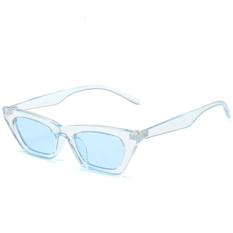 Women's Cat Eye Plastic Frame Acrylic Lens Luxury Sunglasses