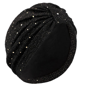 Women's Arabian Polyester Headwear Sequined Pattern Casual Hijabs