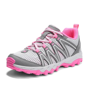 Women's Cotton Lace-Up Closure Sports Wear Running Sneakers