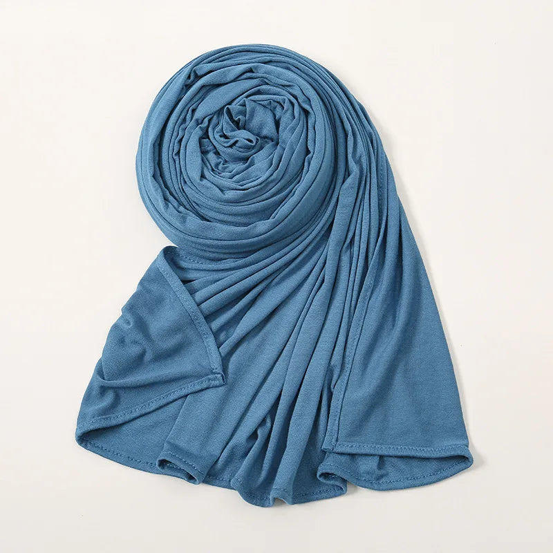 Women's Polyester Head Wrap Quick-Dry Solid Pattern Scarves