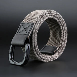 Men's Canvas Buckle Closure Solid Pattern Casual Wear Belts