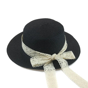 Women's Straw Solid Pattern Glamorous Sun Protection Beach Hat