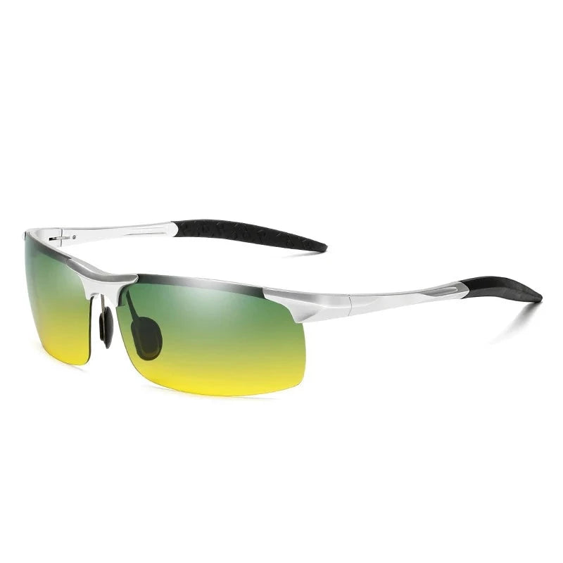 Men's Aluminium Magnesium Frame TAC Lens Rectangle Sunglasses