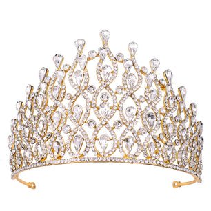 Women's Zinc Alloy Plant Pattern Tiaras Bridal Classic Crown