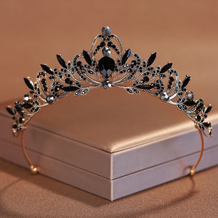 Women's Zinc Alloy Plant Pattern Tiaras Bridal Classic Crown