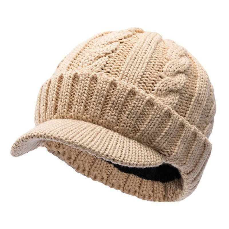 Men's Acrylic Beanies Knitted Pattern Casual Warm Winter Cap