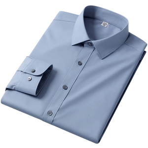 Men's Polyester Turn-Down Collar Full Sleeve Single Breasted Shirt