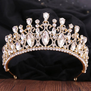 Women's Zinc Alloy Geometric Pattern Tiaras Bridal Wedding Crown