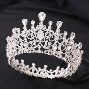 Women's Zinc Alloy Plant Pattern Tiaras Bridal Classic Crown