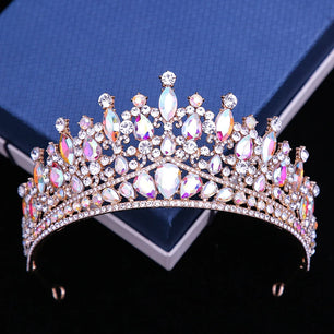 Women's Zinc Alloy Plant Pattern Tiaras Bridal Classic Crown