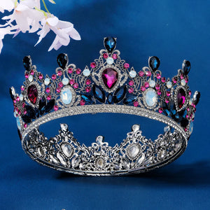 Women's Zinc Alloy Plant Pattern Tiaras Bridal Classic Crown