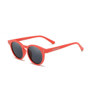 Kid's Polycarbonate Frame Polaroid Lens Round Shaped Sunglasses