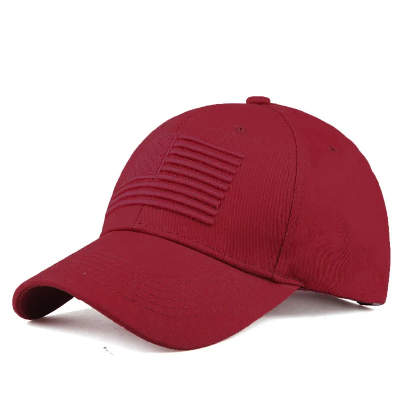 Men's Cotton Adjustable Strap Solid Pattern Casual Baseball Caps