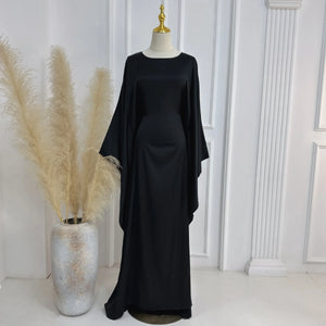 Women's Arabian Polyester Full Sleeves Solid Pattern Casual Abaya