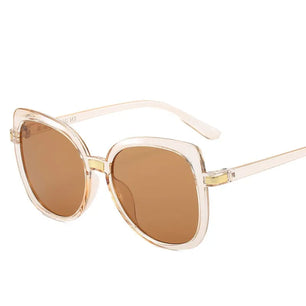 Women's Cat Eye Polycarbonate Frame Vintage Trendy Sunglasses