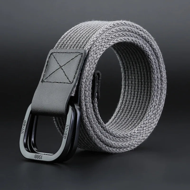 Men's Canvas Buckle Closure Solid Pattern Casual Wear Belts