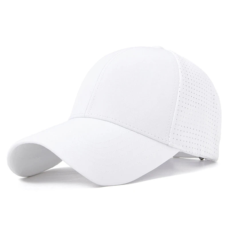 Men's Cotton Adjustable Breathable Solid Pattern Baseball Caps