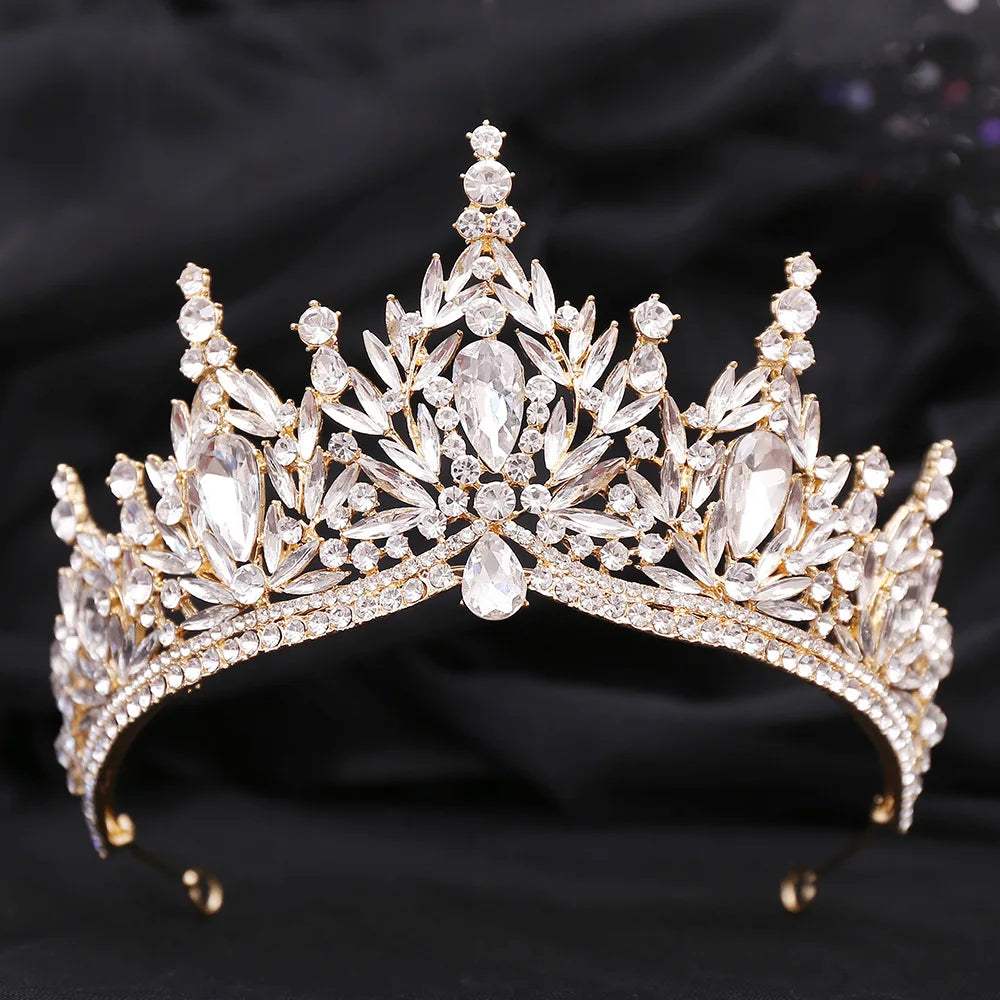 Women's Zinc Alloy Plant Pattern Tiaras Bridal Classic Crown